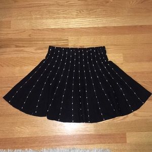 Black and white skirt